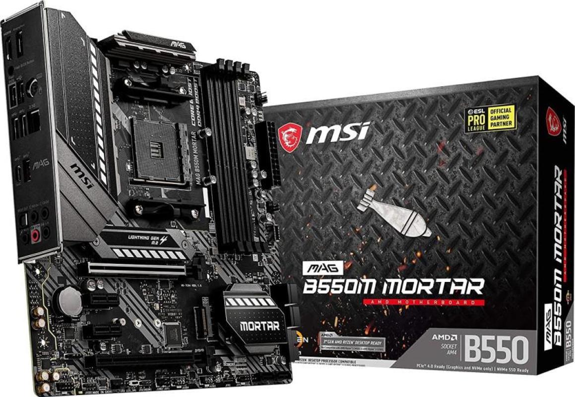 5600x+B550M MORTAR WIFI+DDR4 2*8GBセット MSI MAG B550M MORTAR WIFI AMD AM4 DDR4 CF Lightning Gen 4 M