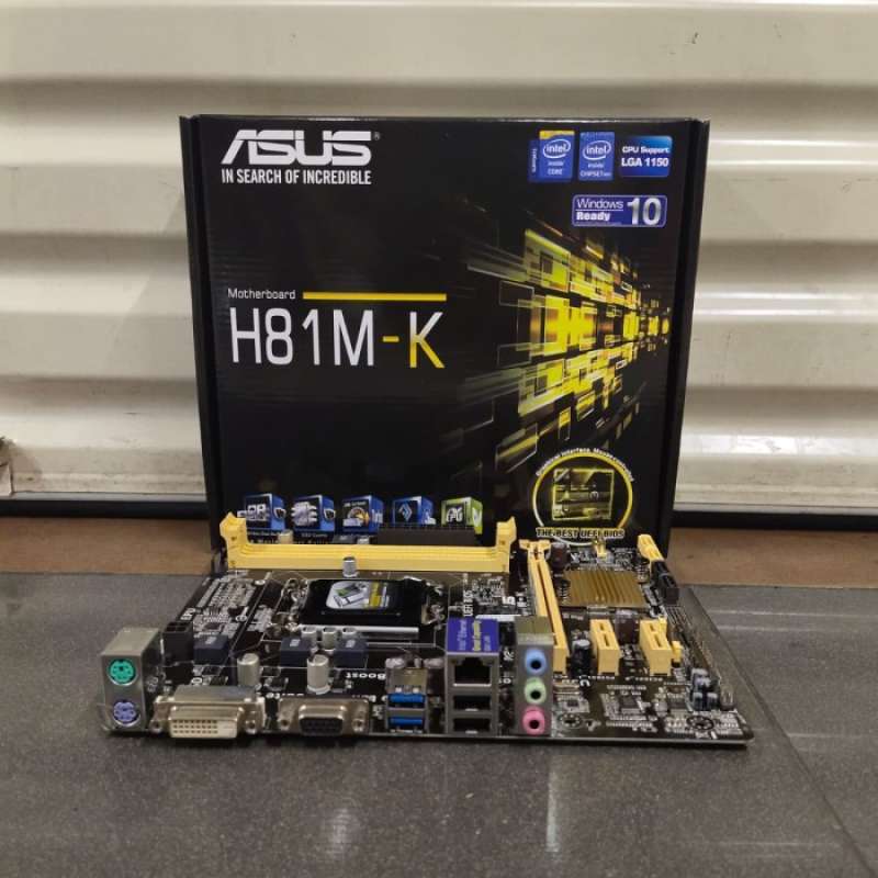 Promo Motherboard Asus H81 MK LGA 1150 Garansi 1 Tahun Diskon 23