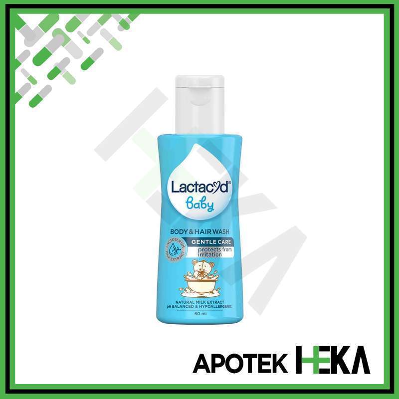 Lactacyd Baby Body Hair Wash Gentle Care Biru Sabun Sampo Bayi