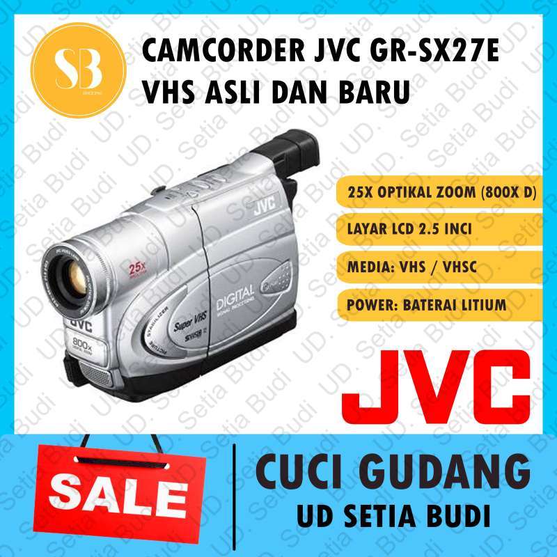 Handycam JVC GR-SX27E HVS Camcorder Made in Japan Baru Murah