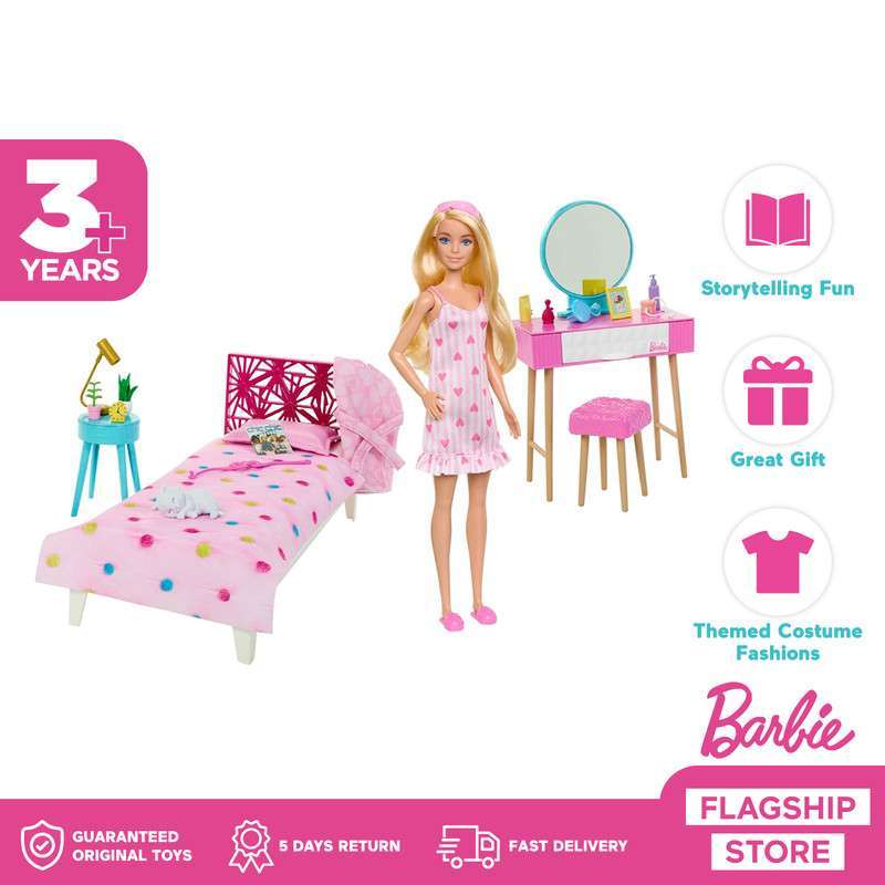 Barbie bedroom playset shop