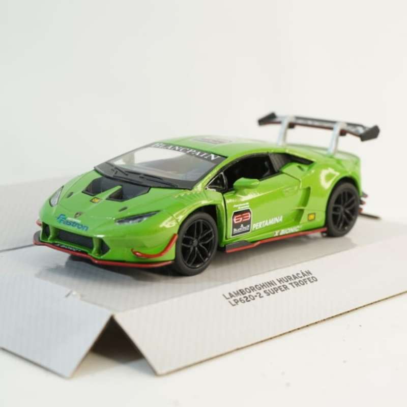 Jual Diecast Mobil Koleksi Kinsmart Lamborghini Huracan Lp620-2