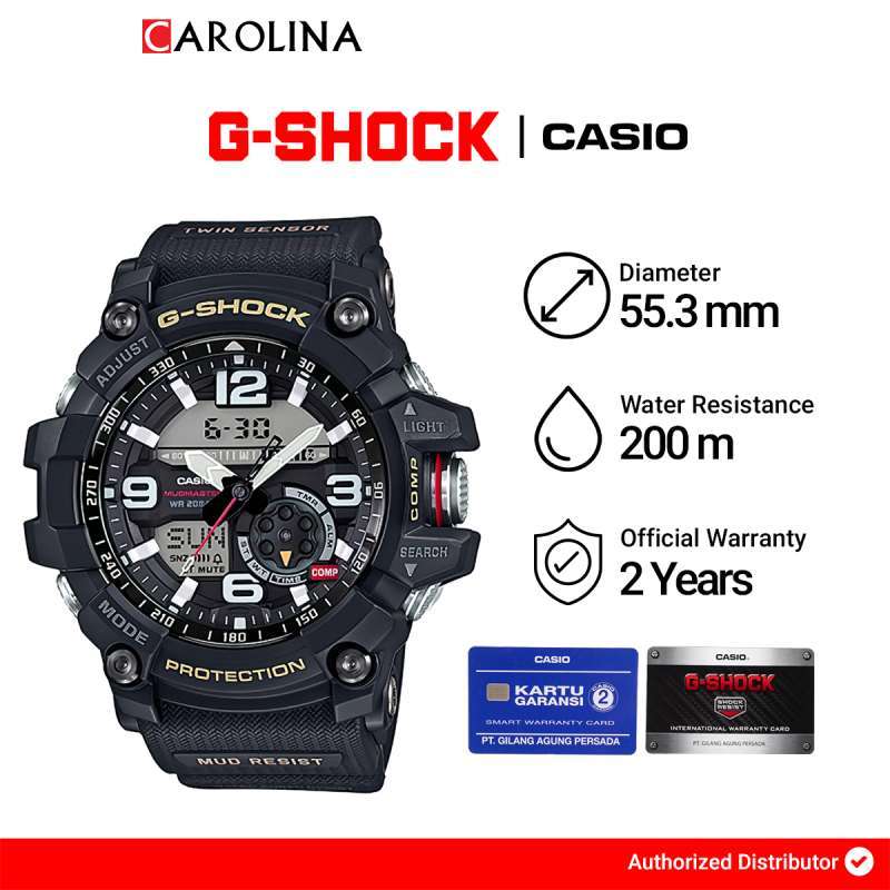 Promo Jam Tangan Pria Casio G Shock GG 1000 1A Black Dial Black