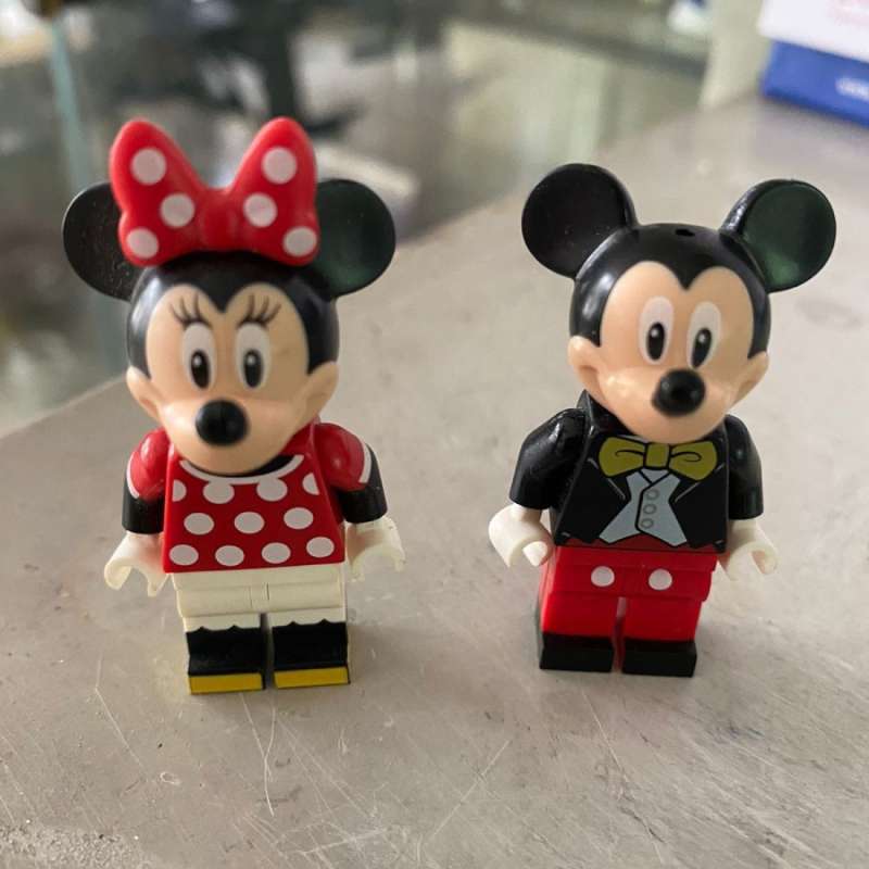 Mickey And Minnie Lego Lego Minifigure Mickey Minnie Set, Lego