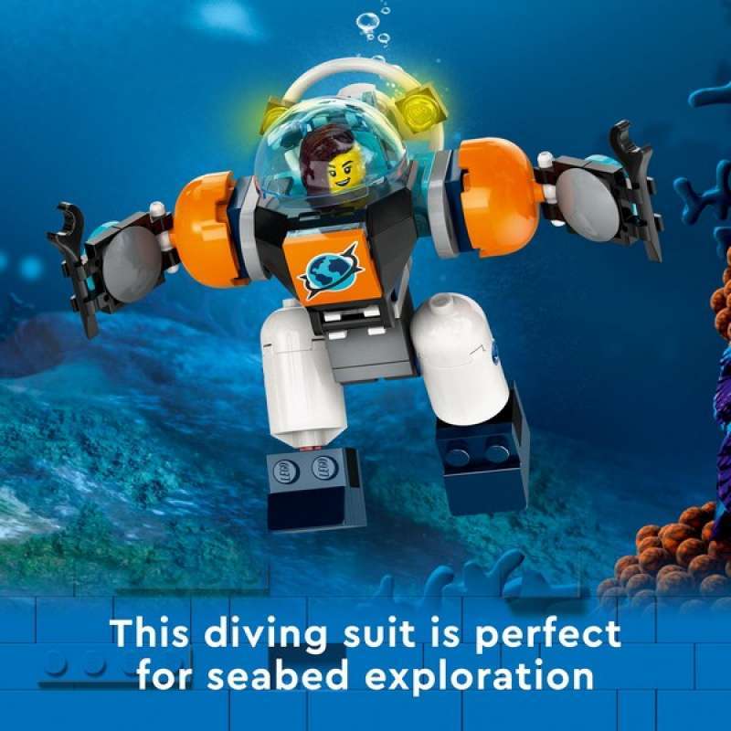 Toy Lego City Ocean Exploration Submarine Deep Sea Set LEGO City