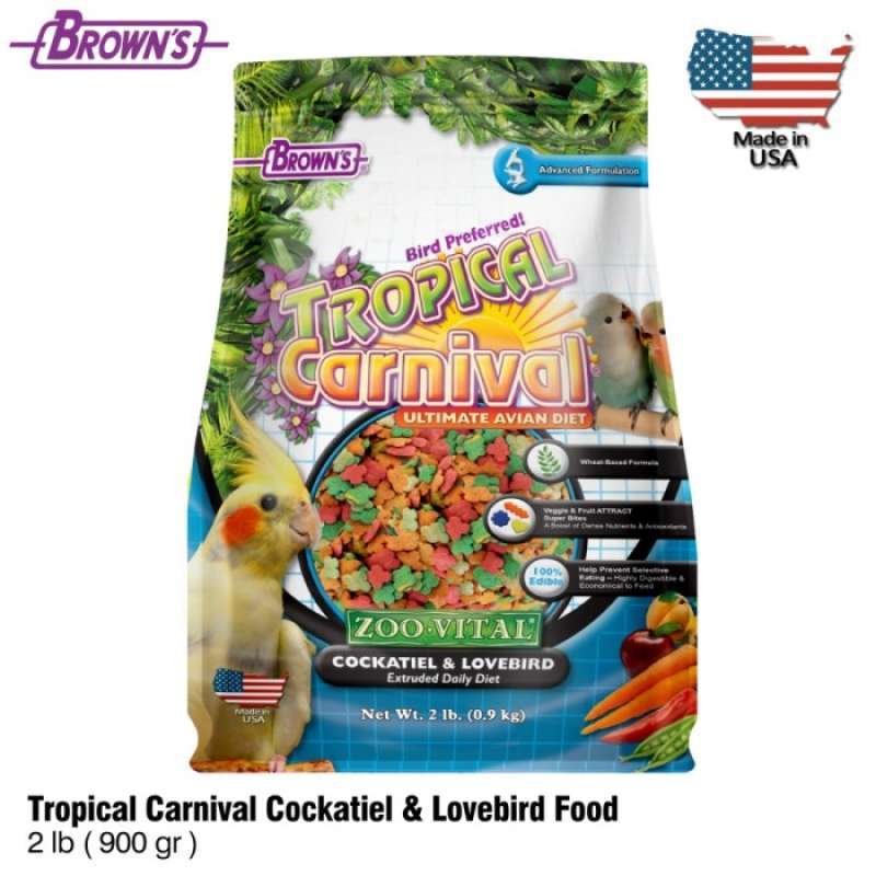 Makanan cockatiel cheap
