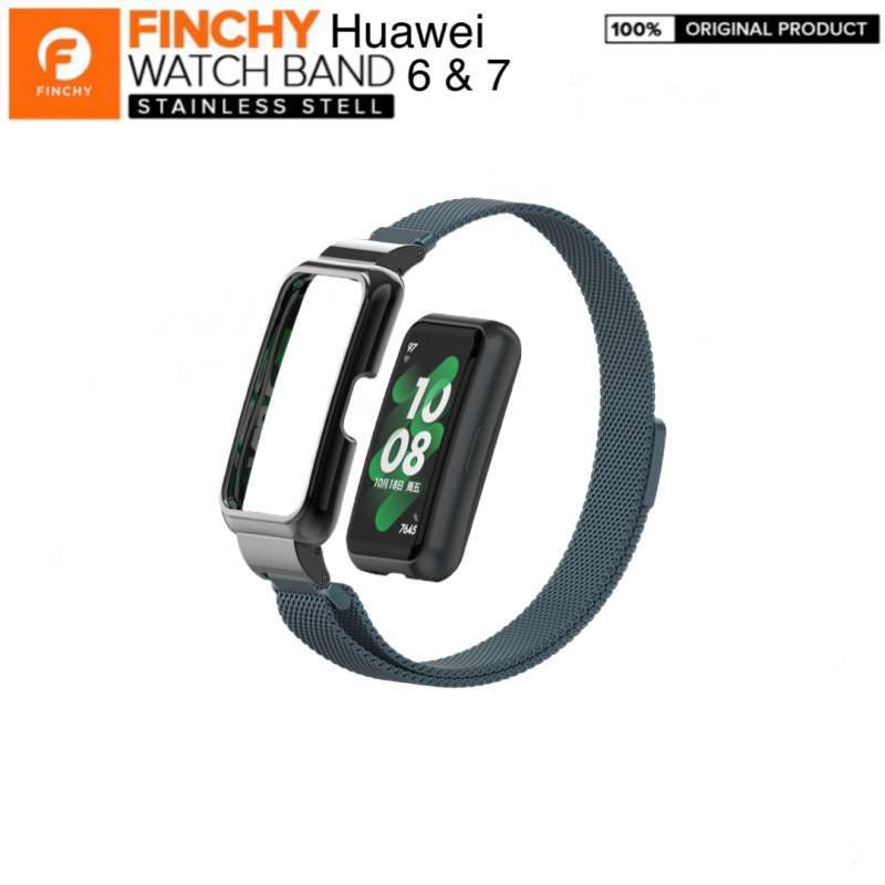 Finchy Stainless Steel Milanese Strap Huawei Band Replacement Metal  Wristband