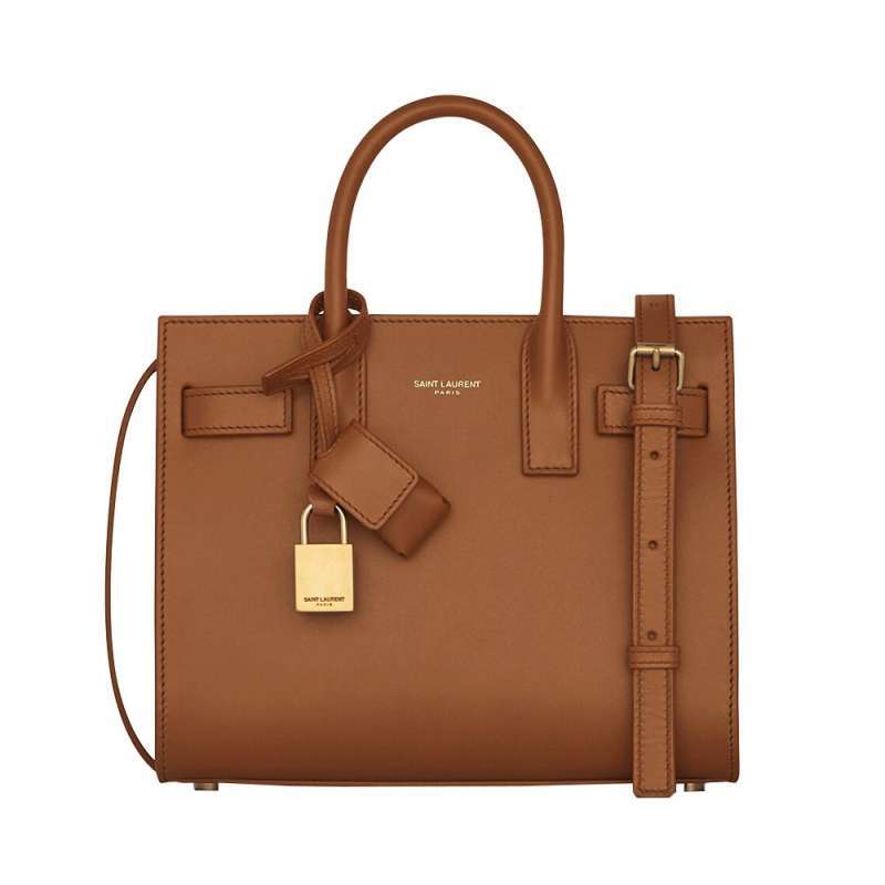 Jual Saint Laurent Classic Sac De Jour Nano Smooth Leather Brick