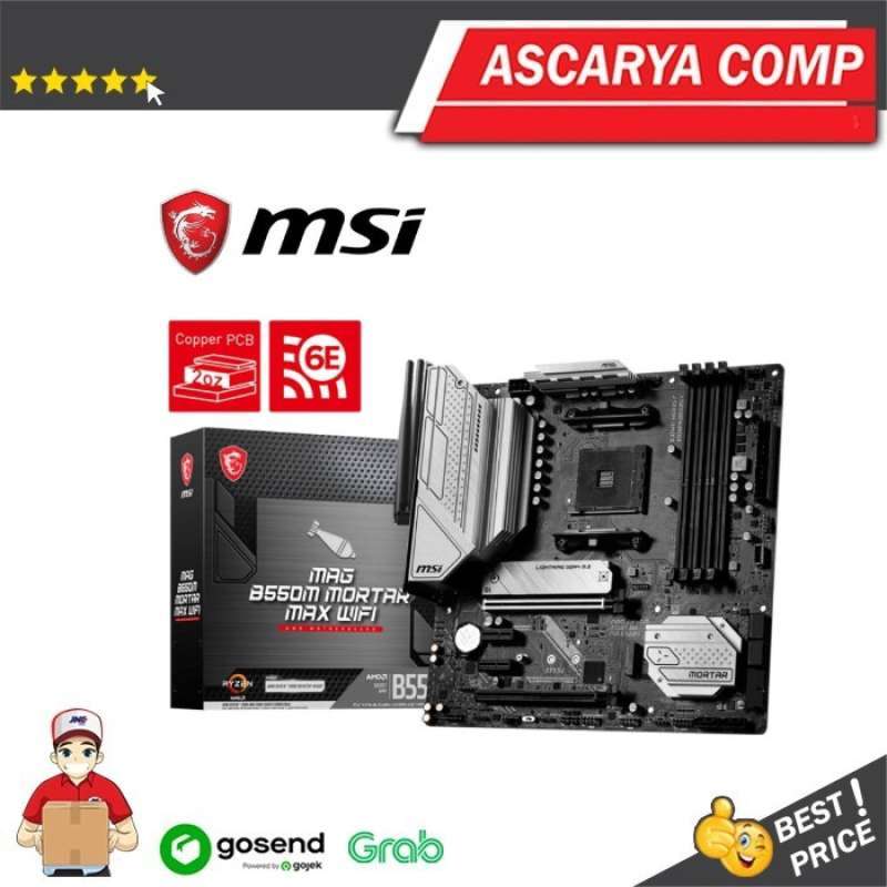 Jual Msi Mag B550m Mortar Max Wifi (am4, Amd Promontory B550, Ddr4