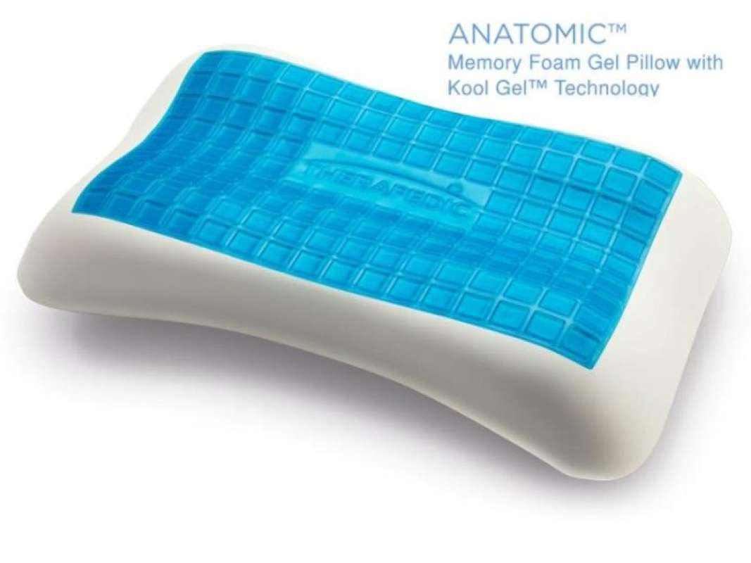 Bantal Kepala Tidur Dingin Therapedic Anatomic Memo Cooling Gel Pillow