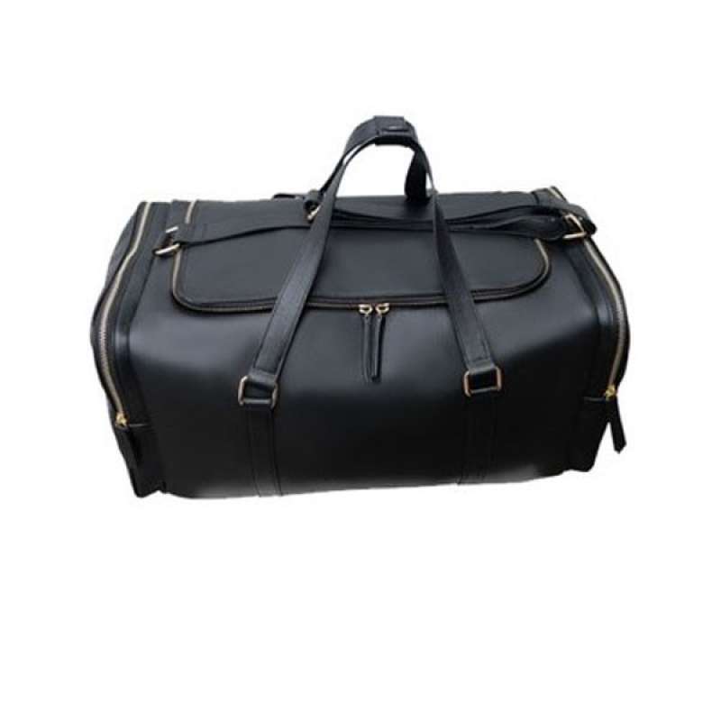 Bossindo Kronos Duffle Bag Tas Golf Kulit Tas Gym Travel Bag Kulit Asli Garut
