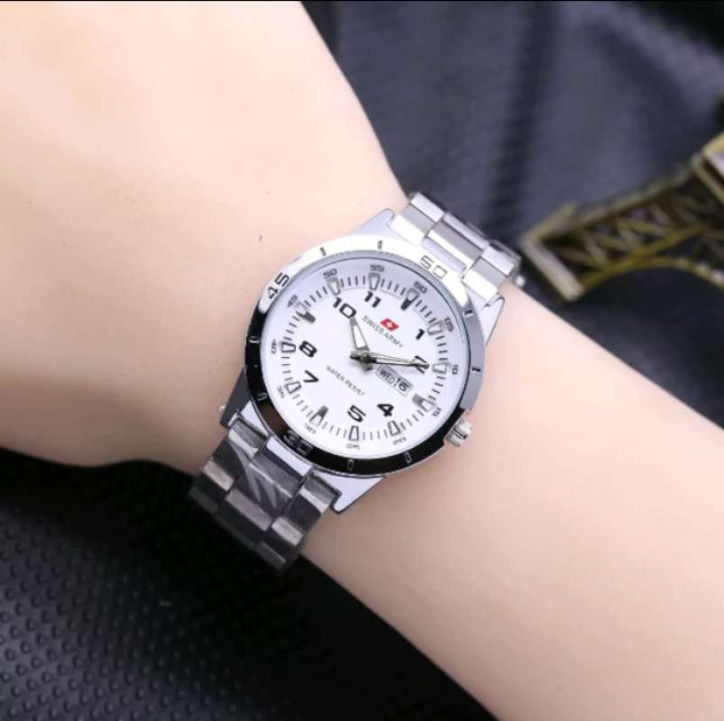 Promo Jam Tangan Swiss Army Sa8179 Khusus Wanita jam Tangan Merek Terbaik Original Quality Water Resistant 1atm 10m Nyaman Digunakan Jam Tangan Mewah Putih Diskon 43 Di Seller Wijaya Original Watch
