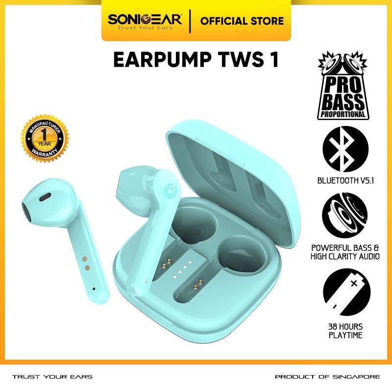 Promo Earphone Bluetooth Tws Sonicgear Earpump True Wireless