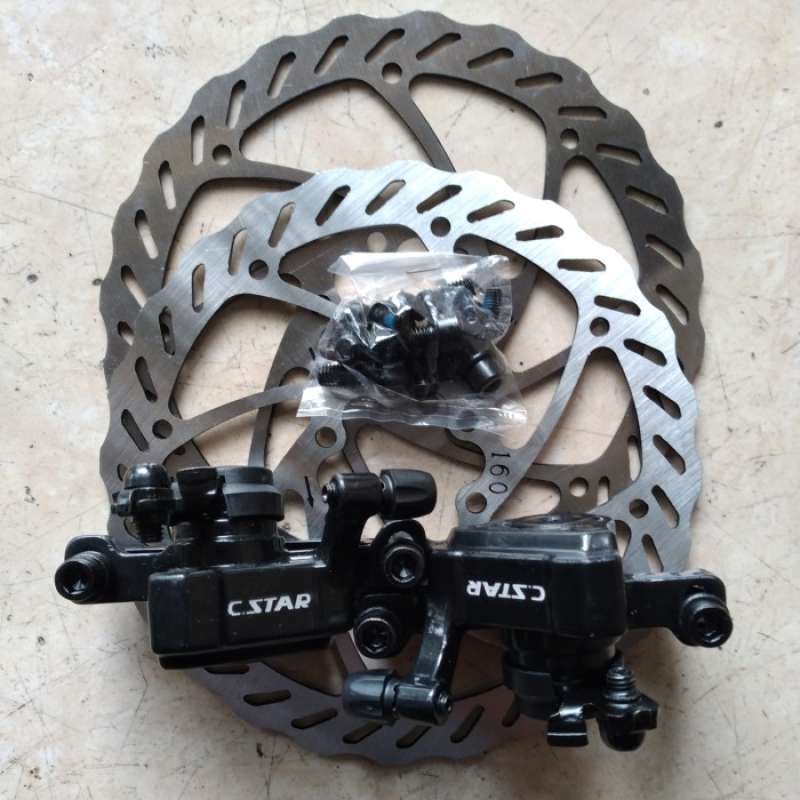 rem discbrake disc brake caliper cakram sepeda mechanical cstar BR 350