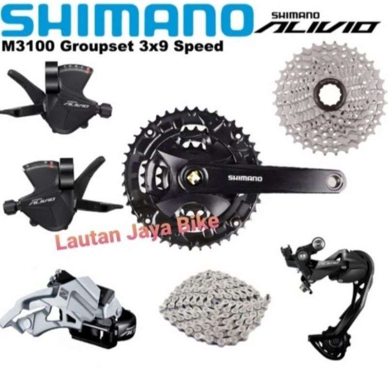 Jual Groupset Shimano Alivio M3100 Original Di Seller Lautan Jaya Bike Pakansari Kab. Bogor Blibli