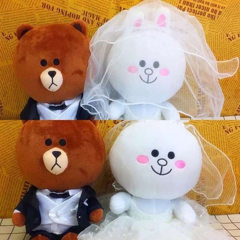 Line friends wedding shop doll