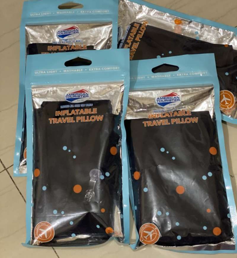 American tourister inflatable travel hotsell pillow