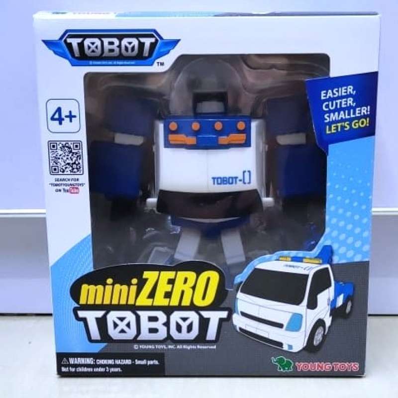 Tobot Zero Mini Ori Young Toys Mainan Robot Berubah Mobil