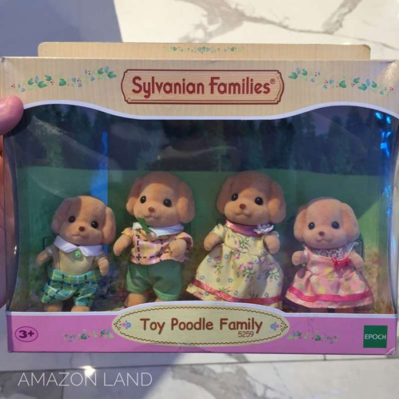 Sylvanian families poodle family on sale