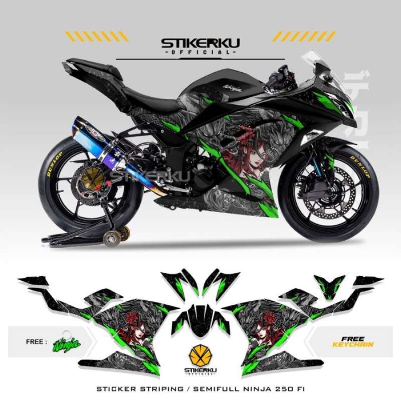 Ninja 250 fi decal sales
