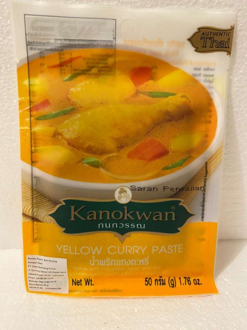 Kanokwan yellow curry paste shop