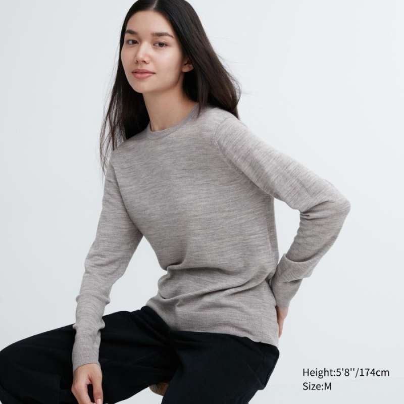 Uniqlo women's merino wool sweater discount