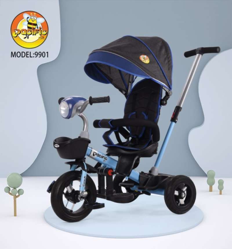 Promo Tricycle Pacific 9901 Baby Stroller Dorongan Anak Sepeda Roda Tiga 3 Biru Diskon 27 Di Seller Luarbiasa Shop Harapan Jaya Kota Bekasi Blibli