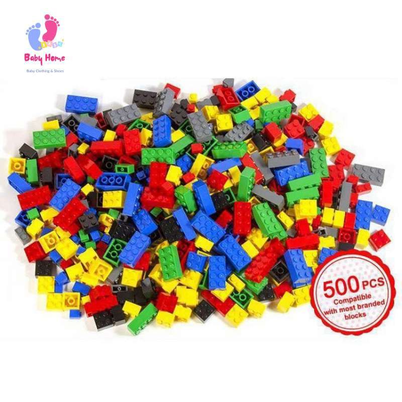 Mainan Edukasi Anak Brick menyerupai Lego Isi 500 Pcs Building Block