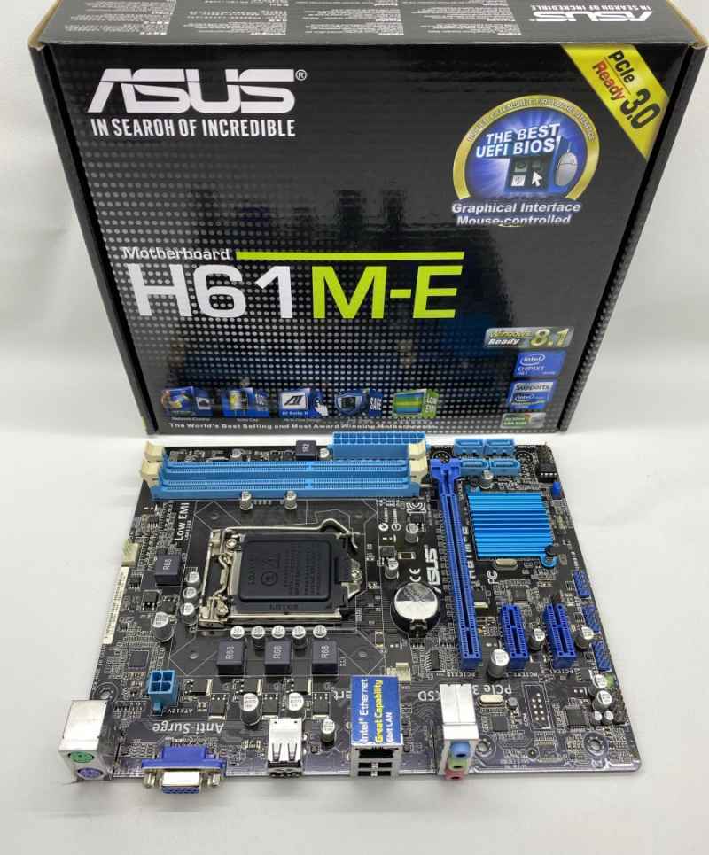 MOTHERBOARD ASUS H61M-E LGA 1155