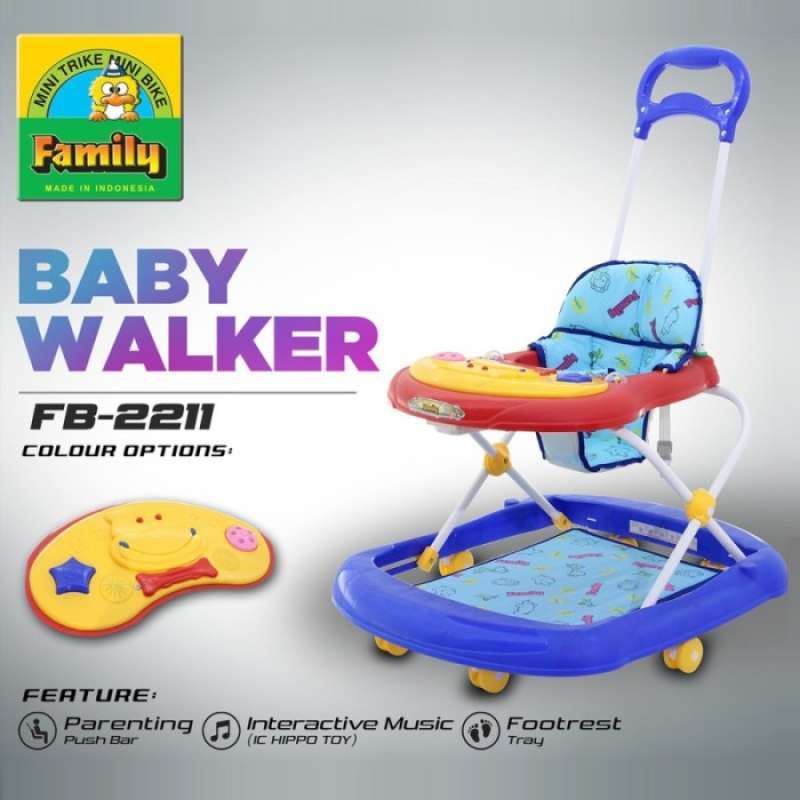 Promo Baby Walker Family 2211 Kereta Belajar Jalan Bayi Diskon 23 Di Seller Darkness Kebon Kacang Kota Jakarta Pusat Blibli