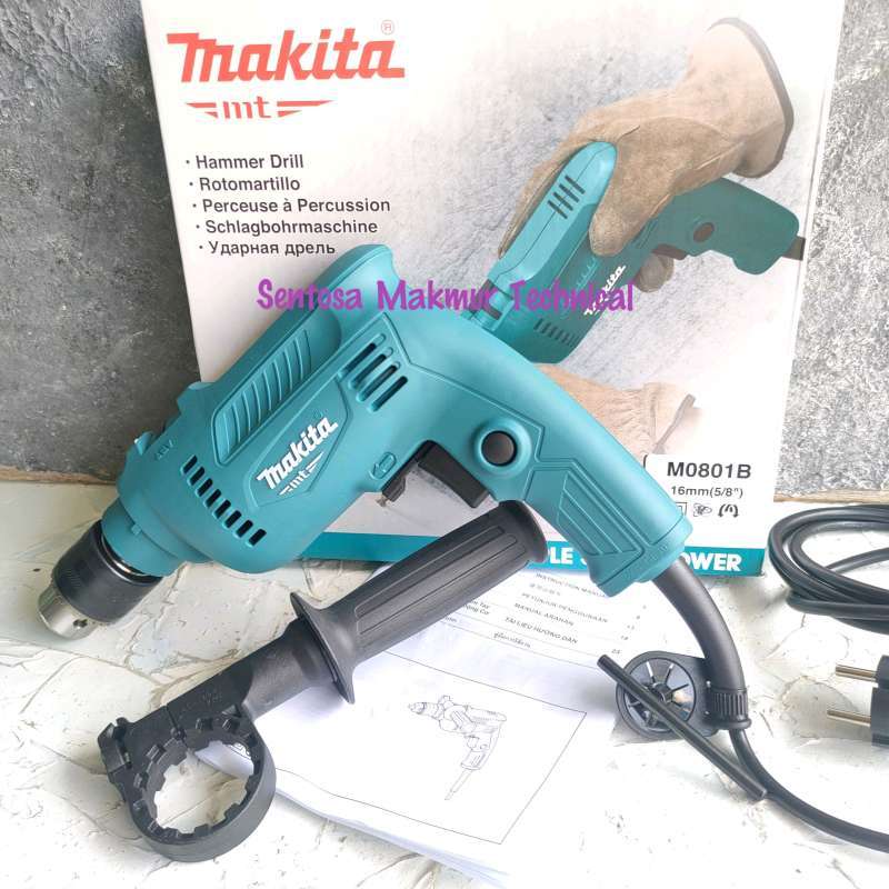 MAKITA M0801B Bor Tangan Listrik Besi Tembok Beton 13 MM 13mm M 0801B