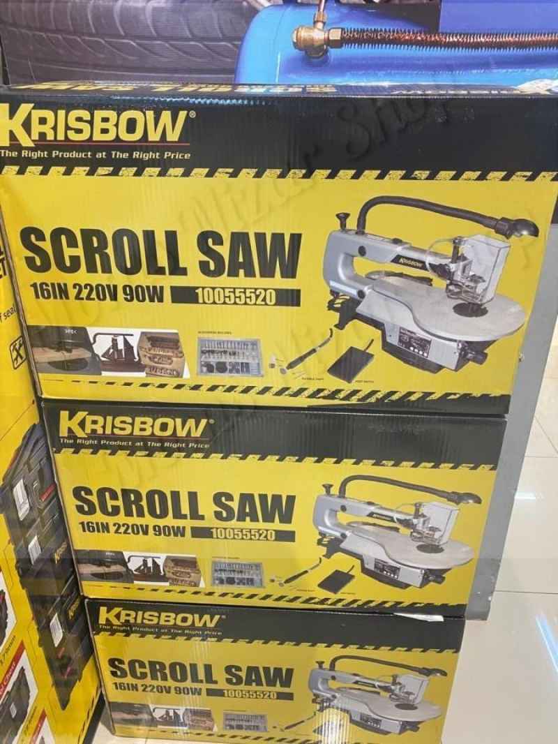 Krisbow Scroll Saw Gergaji scroll 90 W
