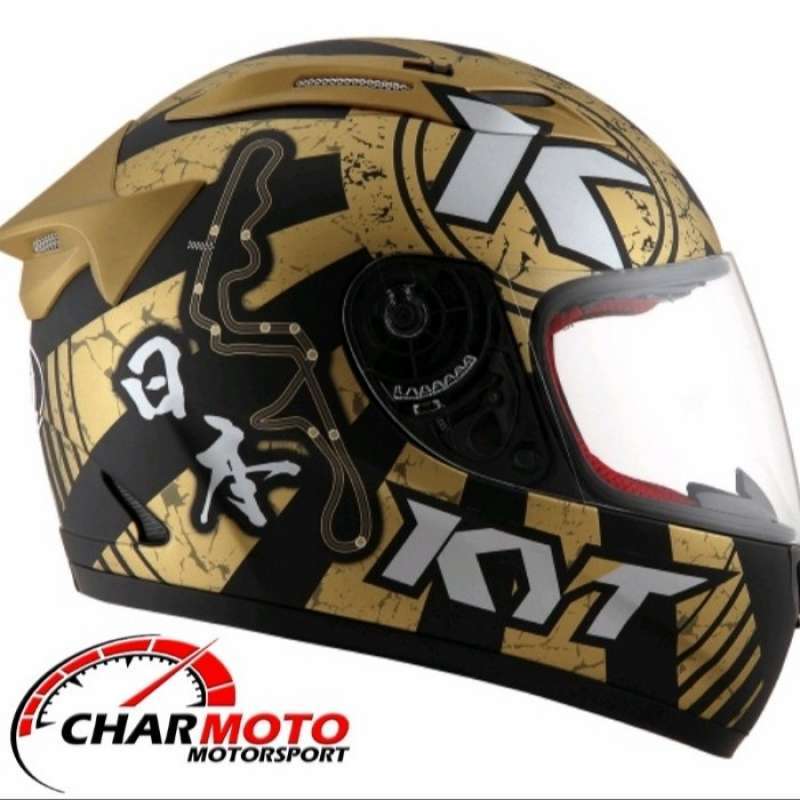Promo Helm Kyt Rc7 Original Black Doff gold Helm Kyt Rc Seven