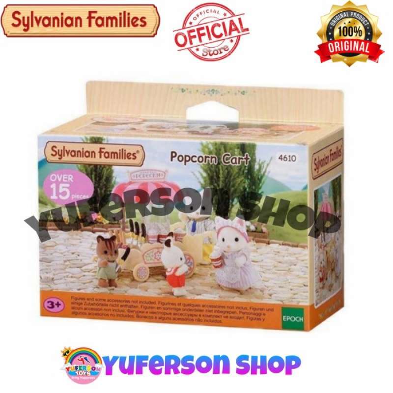 Sylvanian families cheap popcorn cart