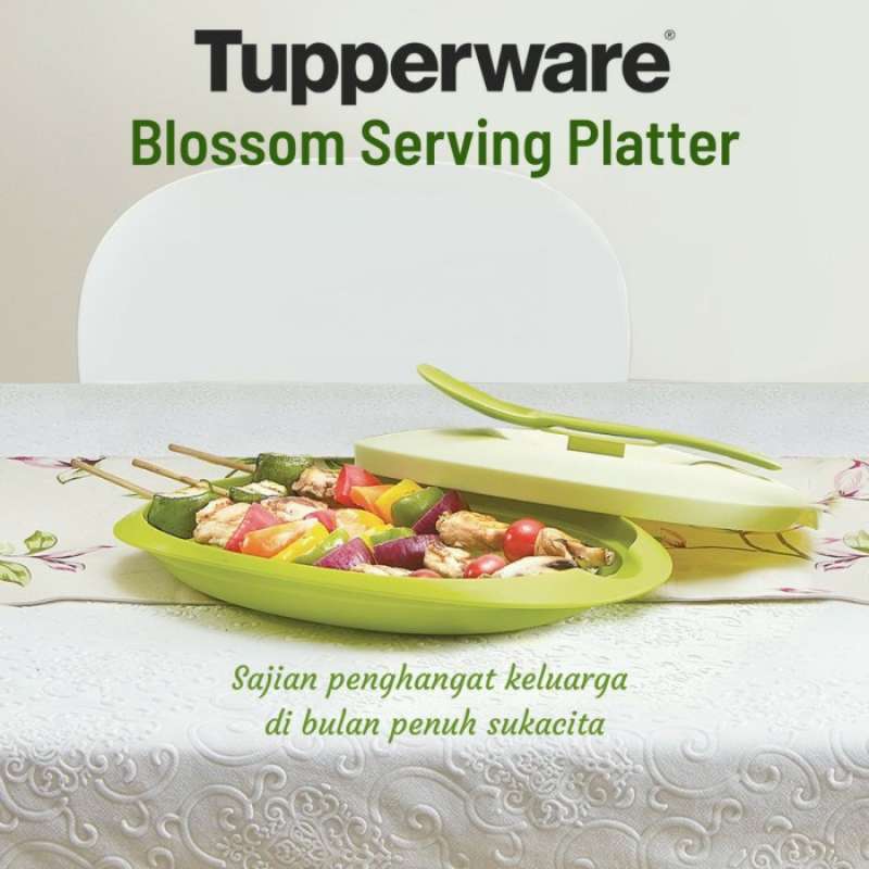 Promo Tupperware Blossom Serving Platter Diskon 23 di Seller Best