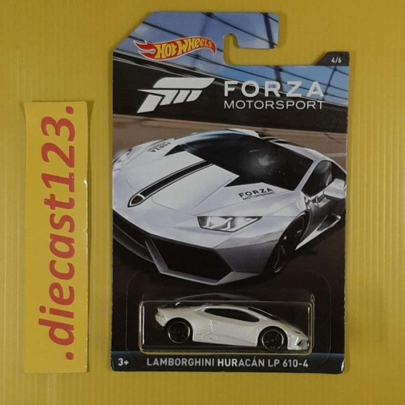 Jual FORZA LAMBORGHINI HURACAN LP 610 4 White Hot Wheels Hotwheels