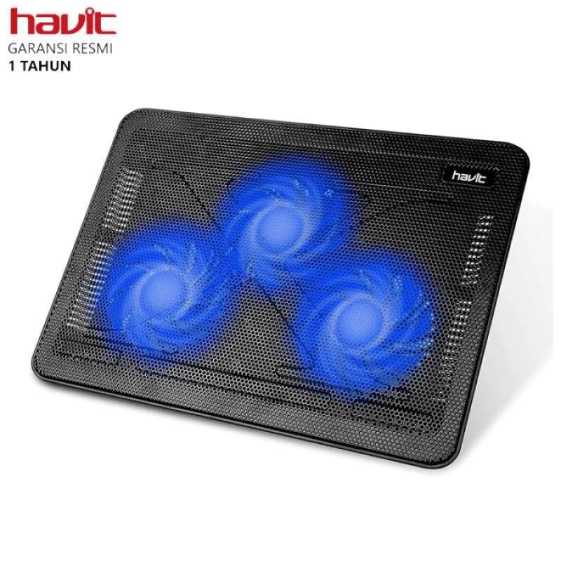 Jual Cooling Pad Havit F2056 Notebook Cooler with 3 Fan 17 inch di