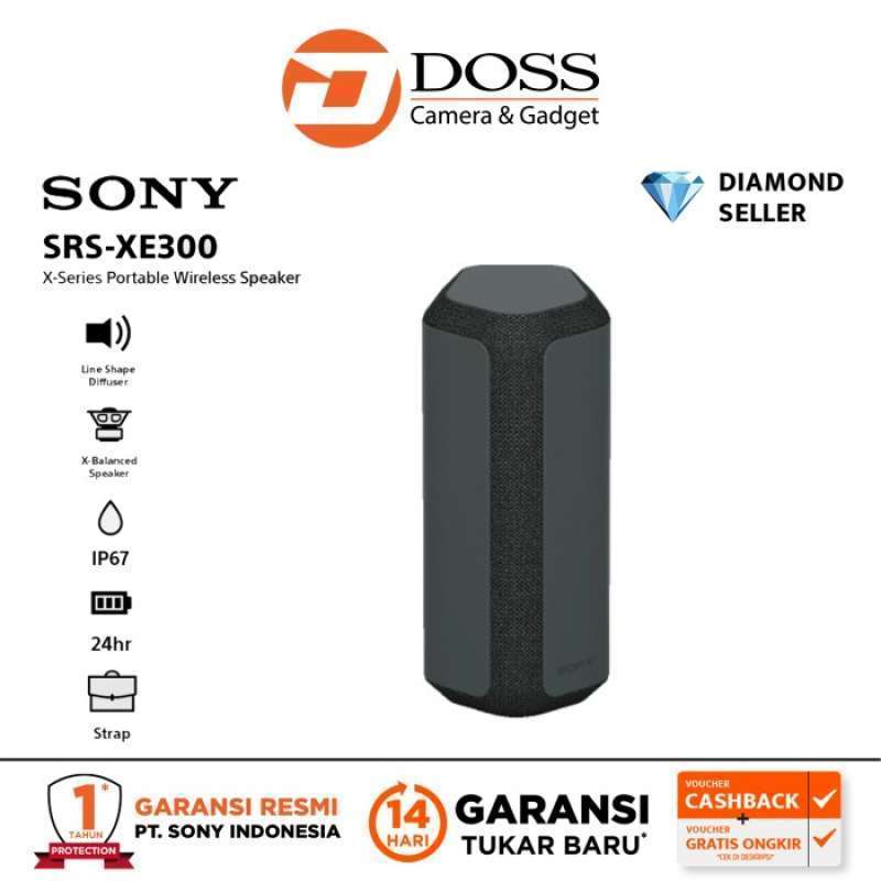 Sony SRS XE300 Portable Bluetooth Speaker XE-300 XE 300