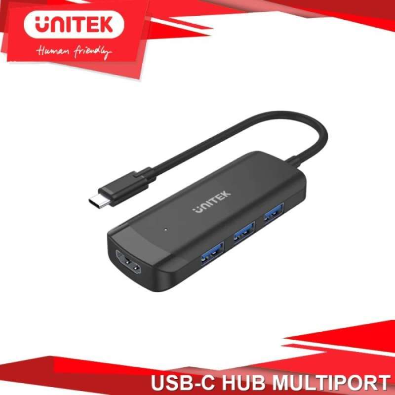 uHUB Q4+ 4-in-1 Powered USB-C Hub with HDMI