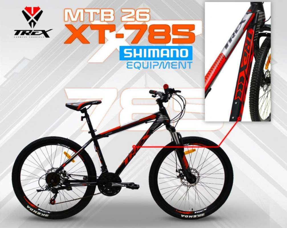 Mtb hotsell trex 26