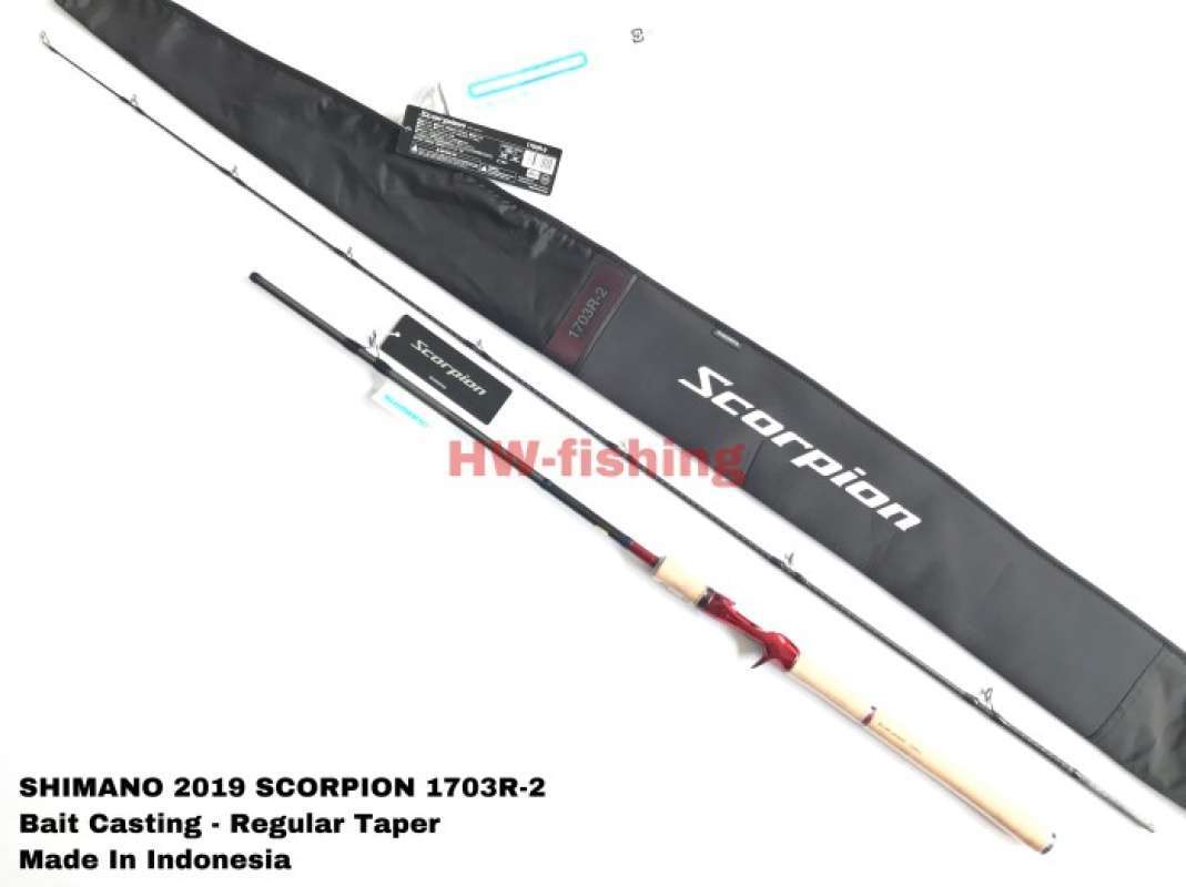 Promo Shimano 2019 Scorpion 1703r-2 Bait Casting Rod - Garansi Resmi Shimano  Diskon 17% Di Seller Hafizh Store 4 - Cikoko, Kota Jakarta Selatan