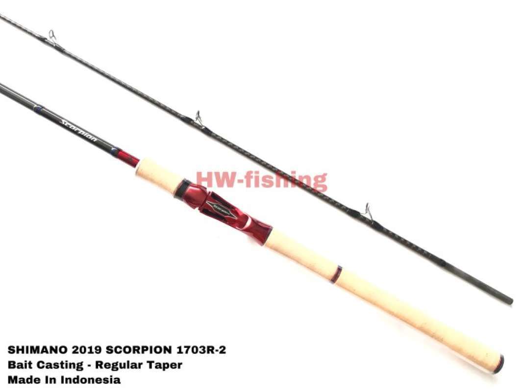 Promo Shimano 2019 Scorpion 1703R-2 Bait Casting Rod Garansi Resmi  Shimano Multicolor Diskon 17% di Seller Hafizh Store Cikoko, Kota  Jakarta Selatan Blibli
