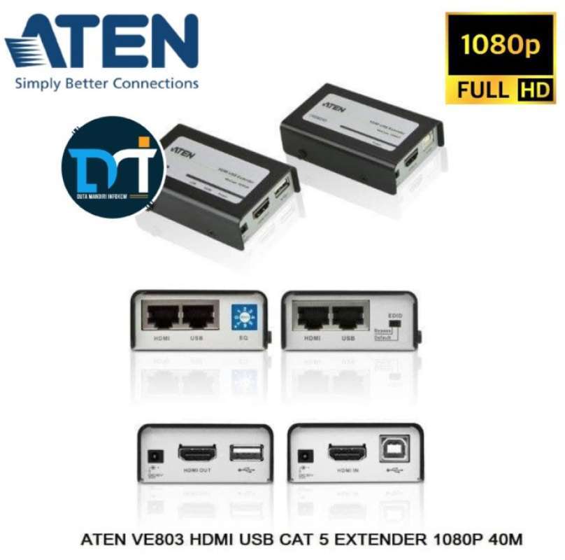 Aten ve803 hdmi usb extender shop