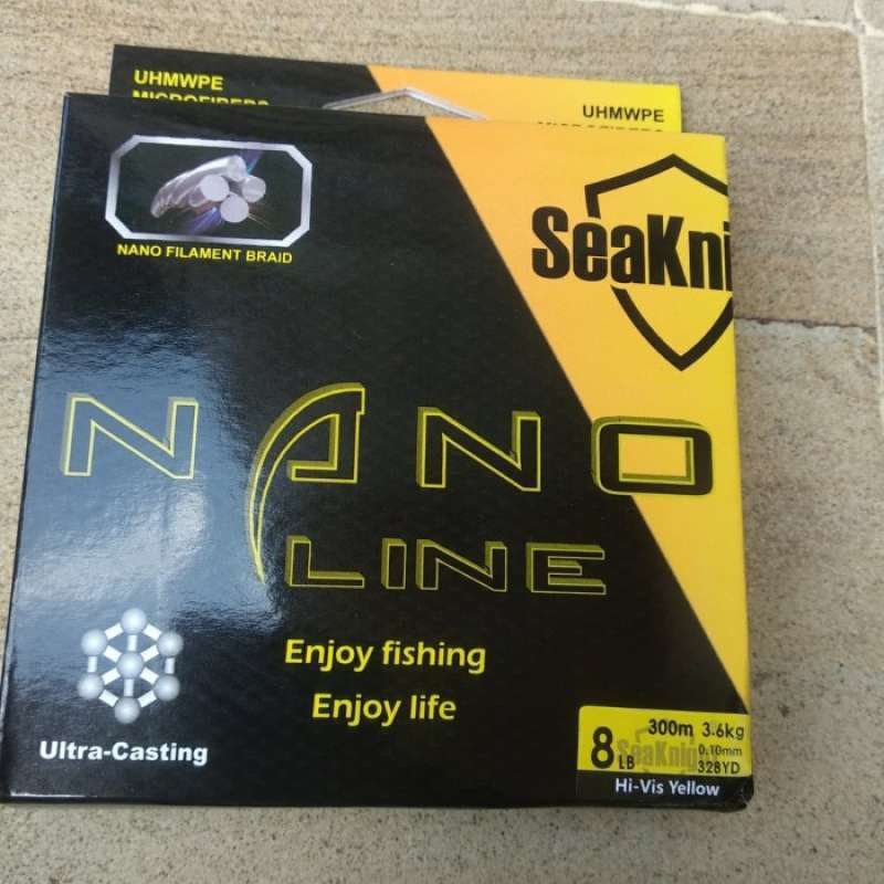 Promo Seaknight Nano Line 8 Lbs 300 M ( Colour Yellow ) Diskon 17% di  Seller Hafizh Store 4 - Cikoko, Kota Jakarta Selatan