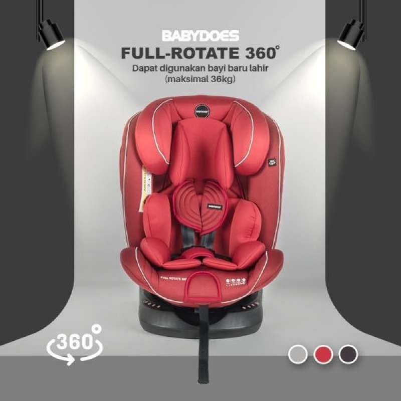 Jual Babydoes Carseat CH 8735 Full Rotate 360 derajat carseat