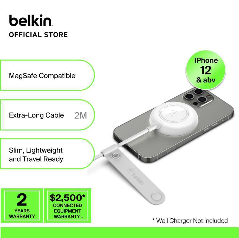 Adapter Belkin Wireless Charger Cable Belkin BoostCharge Pro 15W