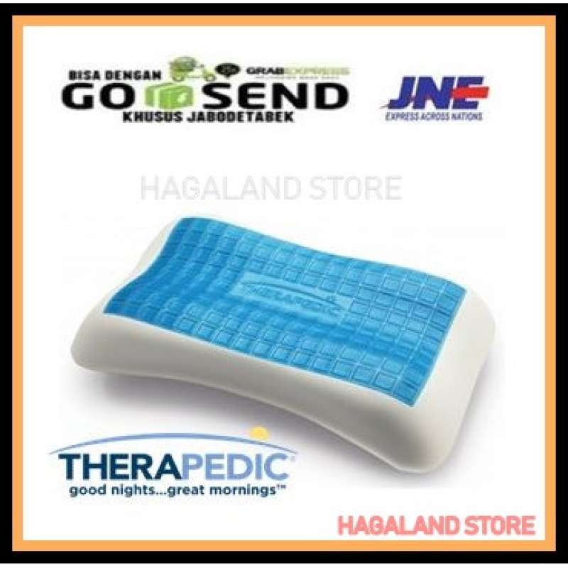 Bantal Dingin Kepala Therapedic Anatomic Memory Foam Cool Gel Pillow