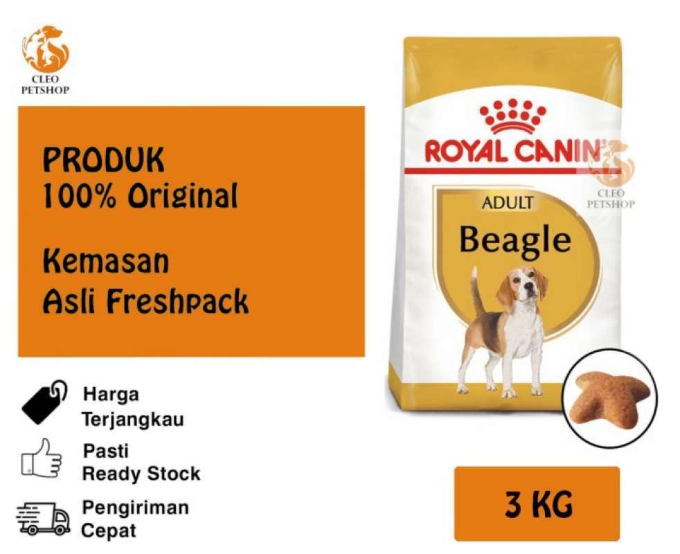 Promo royal canin beagle adult 3kg promo price Diskon 4 di