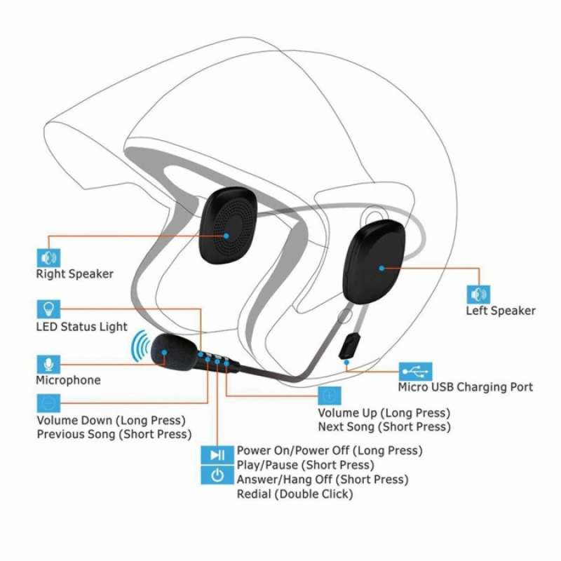 Promo Headset Helm Bluetooth Headphone Helm Bluetooth Headset