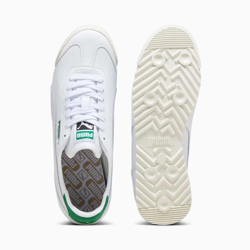 ★PUMA★ Roma OG lth white grey 39329201 Promo Sepatu Sneakers Pria Puma Roma Og Lth 39329201